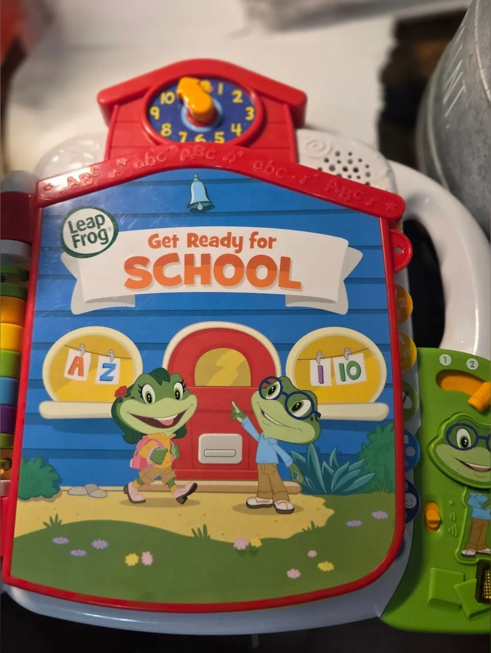 LeapFrog TAD'S GET READY FOR SCHOOL Interactive Storybook Educational Toy Works